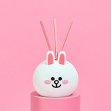 LINE FRIENDS Face Reed Diffuser / 50ml / BROWN [Pure Cotton]